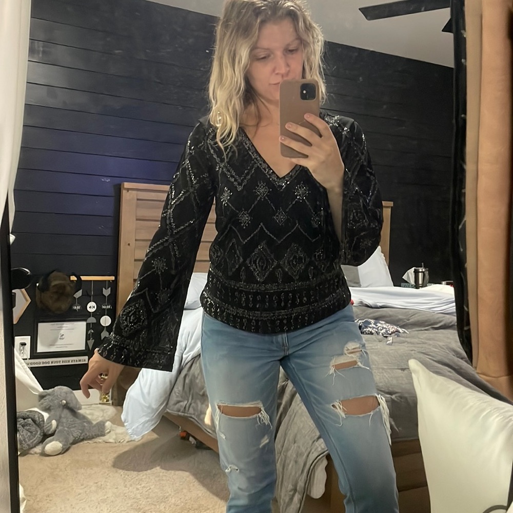 Express Glitter Top